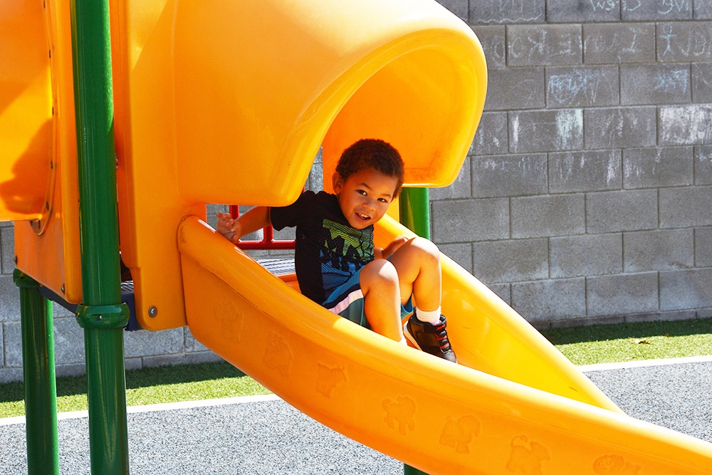 Climbing, Running, & Learning In Their Very Own Playground